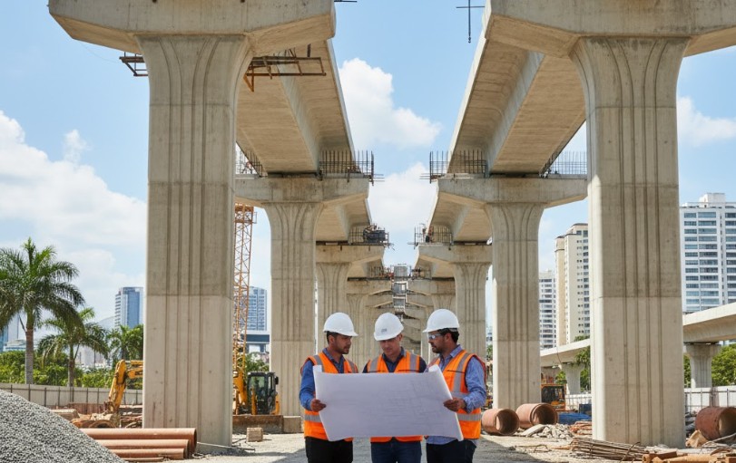Obras de construcción y supervisión técnica en la extensión de la Línea 1 del Metro de Panamá hacia Villa Zaita