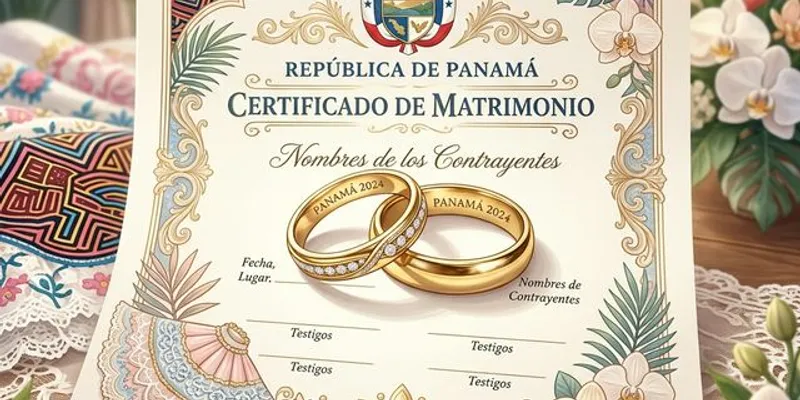 Alianzas y documentos de matrimonio en Panamá
